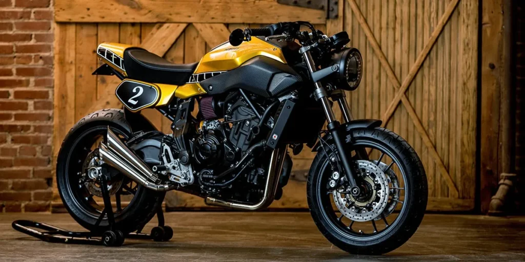 موتور یاماها طلایی