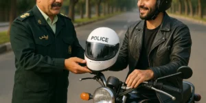 قوانین استفاده از کلاه کاسکت در ایران و جریمه های آن